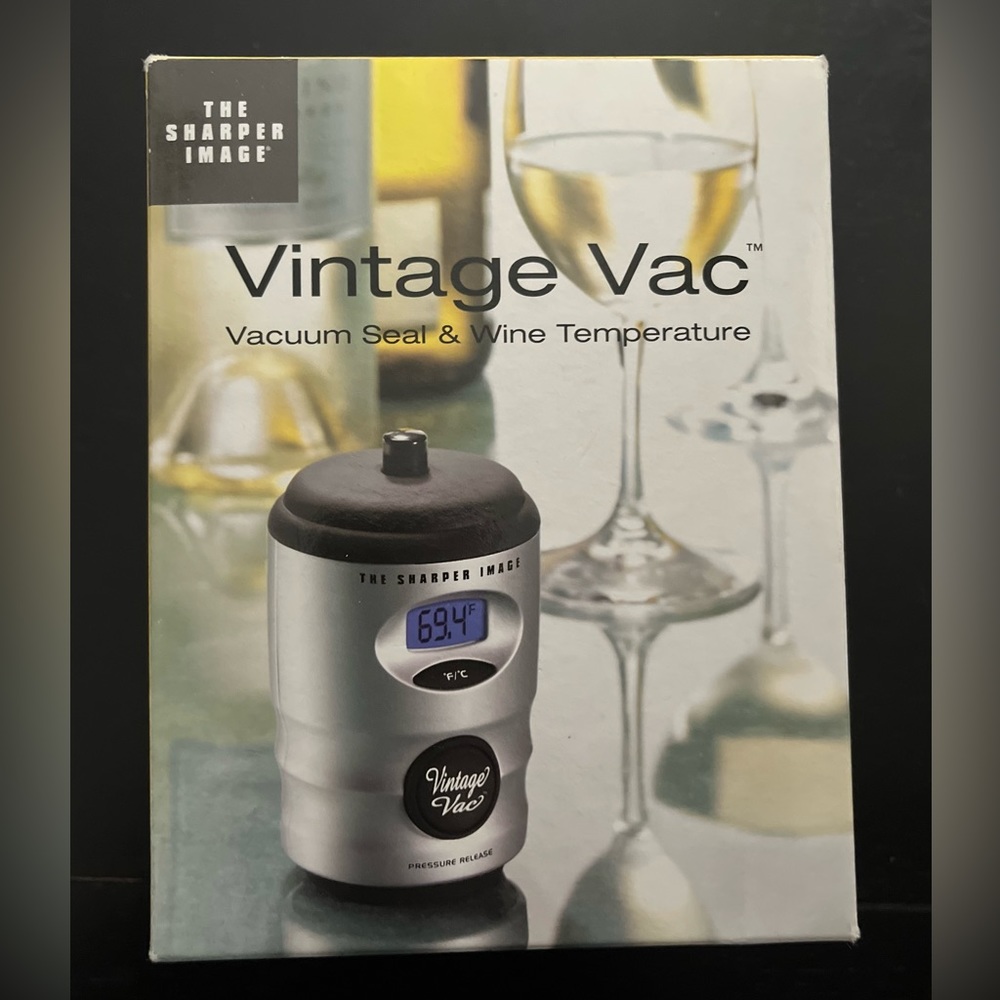 SHARPER IMAGE VINTAGE VAC for Wine